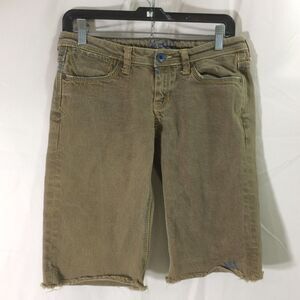 Mavi Brown Capri Jeans Embroidered Pocket Contrast Stitch Y2K Style Size 29